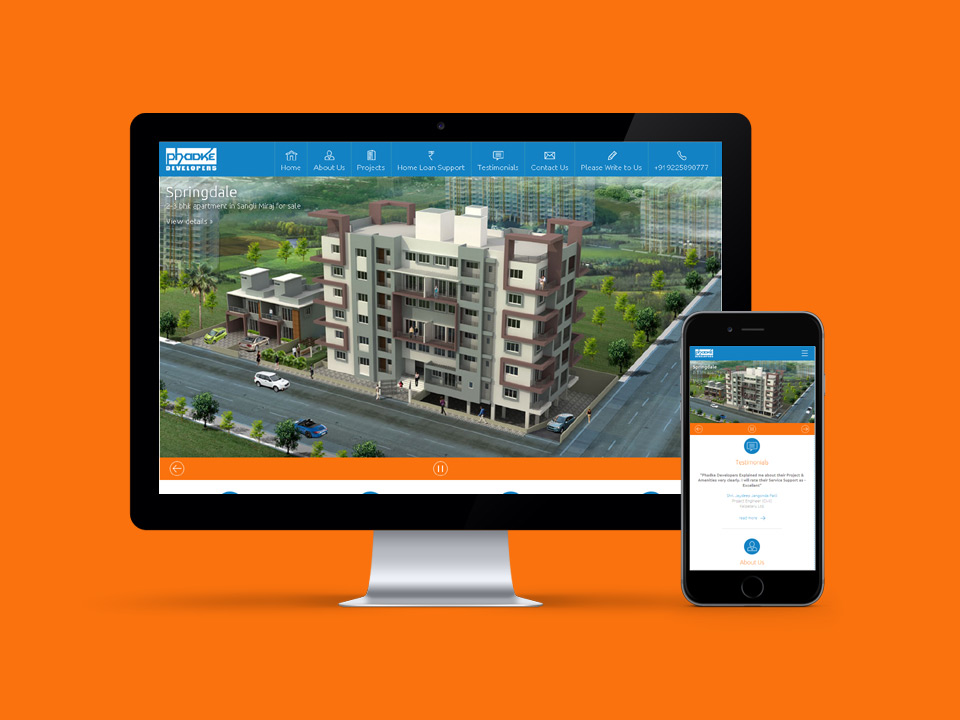 Phadke Developers Responsive Website Design